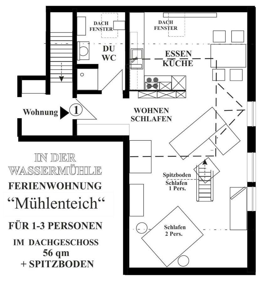 Apartment Muehlenteich In Der Oldenstaedter Wassermuehle *
